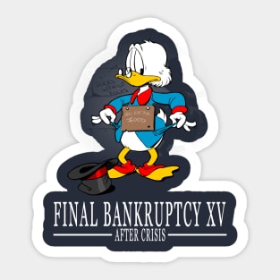 Final Bankruptcy XV Sticker